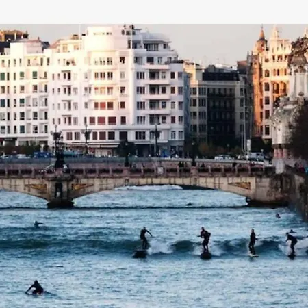 דירה Deluxe Apt-views To Historic Maria Cristina סן סבסטיאן